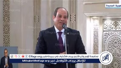 السيسي في افتتاح مسجد السيدة زينب: 