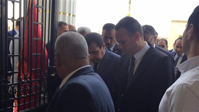 جولات تفقدية لرئيس مجلس الدولة داخل المقر الحديث بالقاهرة الجديدة