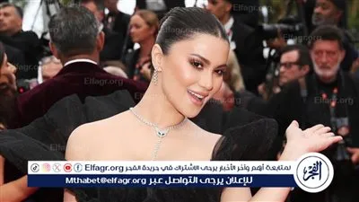 بفستان أسود.. هدى الإتربي في مهرجان كان السينمائي