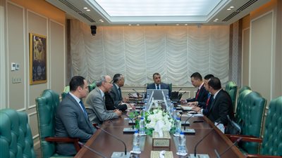 وزير الإنتاج الحربي يستقبل ممثل شركة 