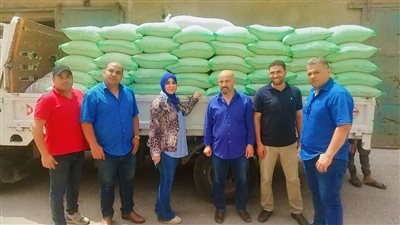 ضبط 1307 شيكارة دقيق بلدي قبل بيعهم في السوق السوداء بالجيزة.. صور