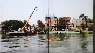 محافظ المنوفية يتابع حادث معدية أبو غالب لحظة بلحظة