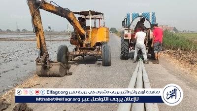 تنفيذ اعمال زراعة اعمدة كهرباء من المرفوعات الغير مستغلة بنطاق مركز المنصورة