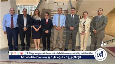 رئيس جامعة حلوان يستقبل لجنة قطاع معاهد علوم الحاسب