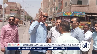 رئيس مدينة سفاجا يتفقد مشروعات الرصف بعدد من الشوارع 