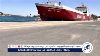 تداول 15 الف طن بضائع عامة بموانئ البحر الأحمر ووصول 740 سيارة لميناء بورتوفيق