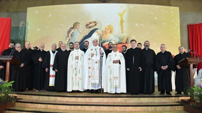 الرئيس العام للرهبانية المارونية المريمية ترأس قداسا احتفاليا في كنيسة مدرسة القديسة ريتا 