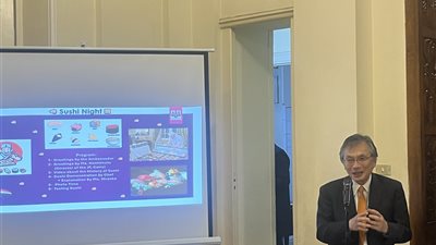 سفير اليابان بالقاهرة: اهتمام المصريين المتزايد بالسوشي يعكس عمق العلاقات الثقافية بين البلدين