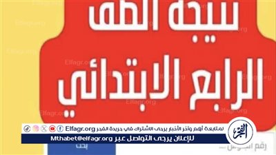 نتيجة الصف الرابع الابتدائي الترم الثاني.. موعد الاعلان والتفاصيل والإرشادات