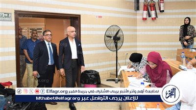 جولة تفقدية لرئيس جامعة عين شمس للاطمئنان على سير الامتحانات