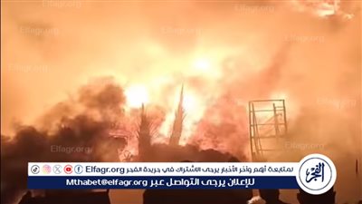 أحمال زائدة.. المعاينة الأولوية تكشف سبب حريق مخزن أخشاب بإمبابة 