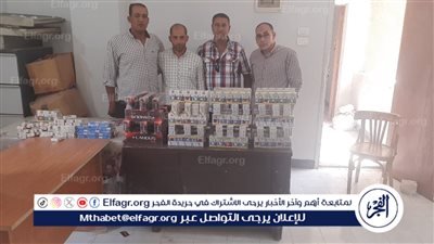ضبط 600 علبة سجائر تباع بأزيد من التسعيرة بحملة تموينية بمركز طامية بالفيوم
