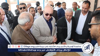 محافظ بني سويف يزور صوامع سدس لمتابعة سير أعمال توريد القمح المحلي