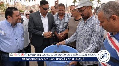 محافظ الدقهلية يشهد استلام مليون و250 الف ذريعة سمكية من اسماك البلطي