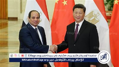 عاجل| السيسي يعقد جلسة مباحثات مع الرئيس الصيني