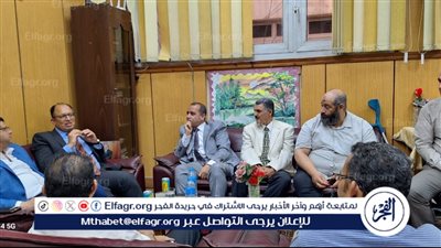 جامعة حلوان تبحث تطوير كلية التكنولوجيا والتعليم مع نائب مجلس النواب