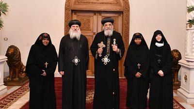 البابا تواضروس يستقبل رئيسة دير راهبات بإرتيريا