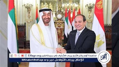 الرئاسة تكشف تفاصيل لقاء الرئيس السيسي والشيخ محمد بن زايد اليوم