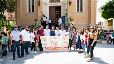 أعضاء مبادرة حوارنا سلام بأسيوط يشاركون في استقبال رفات القديس فرنسيس الآسيزي