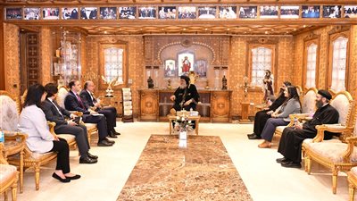 البابا تواضروس الثاني يستقبل السفير التركي بالقاهرة