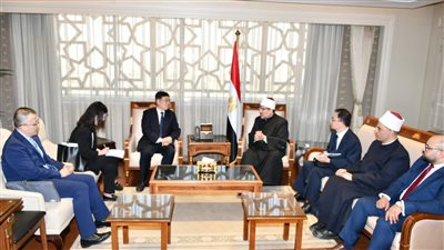 وزير الأوقاف يستقبل رئيس مصلحة الدولة الصينية للشئون الدينية بالعاصمة الإدارية 