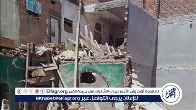 مصرع سيدة وإصابة أخرى في انهيار منزل بقرية هلية ببني سويف