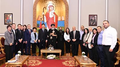 البابا تواضروس الثاني يستقبل وزير الأديان الصيني