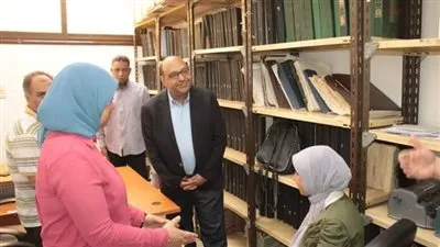 فريق تقييم برنامج منح الجامعات الحكومية يزور مركز رعاية الطلاب ذوي الإعاقة بجامعة أسيوط