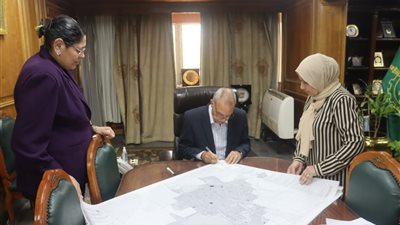 محافظ القليوبية يعتمد المخطط التفصيلي لمدينة الخانكة