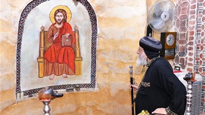 ضمن زيارته للفيوم وأديرتها.. البابا توضروس بيزو دير 