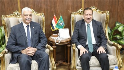 محافظ المنوفية يستقبل رئيس الجامعة ويؤكد استمرار التعاون المشترك
