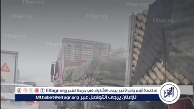 إصابة 8 أشخاص في اصطدام سيارة نقل وأتوبيس وميكروباص على الدائري الإقليمي