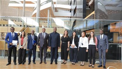 سفير الكونغو في زيارة لمكتبة الإسكندرية