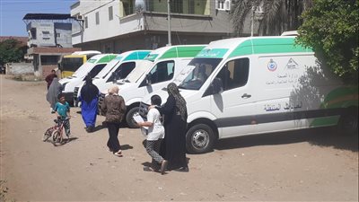 الكشف على 945 مريضًا في قافلة علاجية بقرية الخليج مركز المنصورة