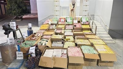 ضبط عامل بحوزته ألعاب نارية بالفيوم