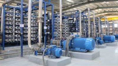 إجراء التجارب النهائية لتشغيل محطة الرميلة 4 شرق مطروح لتحلية مياه البحر بطاقة 65 ألف م3 يوميا