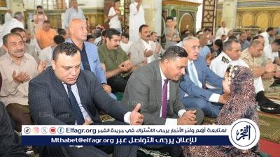 محافظ الدقهلية يؤدي صلاة عيد الأضحى المبارك من مسجد النصر بالمنصوره ويلتقي المواطنين
