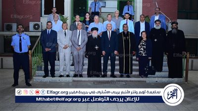 جامعة سوهاج تستقبل وفد الكنائس للتهنئة بعيد الأضحى