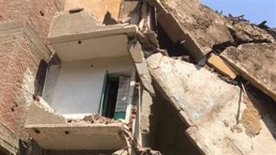 سقوط شرفة منزل على 4 سيدات في بولاق أبو العلا 