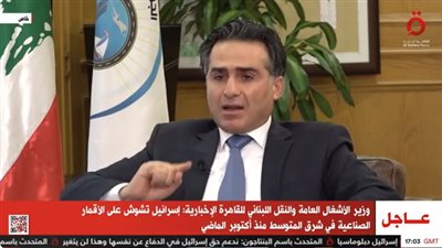 وزير النقل اللبناني: نبحث اتخاذ إجراءات قانونية ضد تلجراف (فيديو)