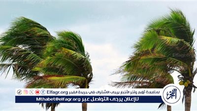 حالة الطقس.. رياح نشطة من اليوم وحتى الخميس 27 يونيو 2024