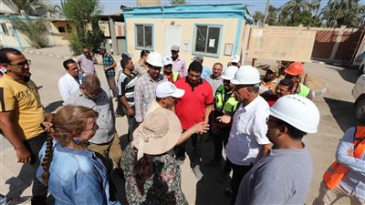 رئيس مياه أسيوط يتفقد سير العمل بمحطة مياه أبوتيج المرشحة