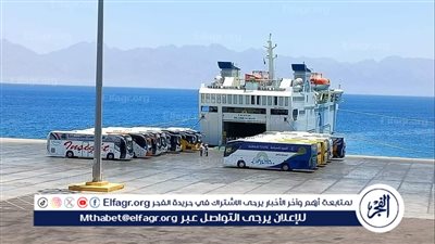 وصول 4 آلاف حاج مصري من حجاج البر لميناء نويبع البحري