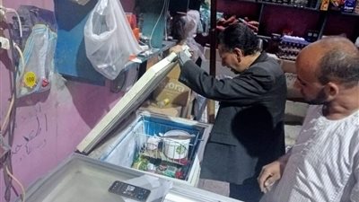 تحرير 107 محاضر خلال حملات تموينية وتفتيشية بمراكز المنيا