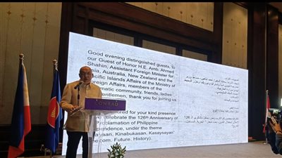 سفير الفلبين بالقاهرة: لدينا علاقات دبلوماسية واستثنائية مع مصر