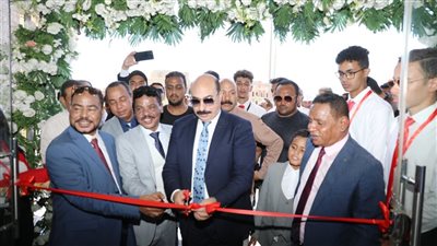 محافظ أسوان يضع حجر الأساس لمشروع الأفينيو الطبي