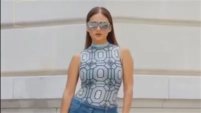 بإطلالة زرقاء.. نيللي كريم تبهر جمهورها