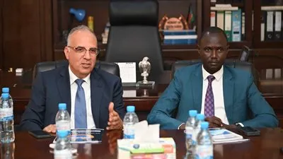 سويلم يلتقى مستشار رئيس جمهورية جنوب السودان للشئون الأمنية