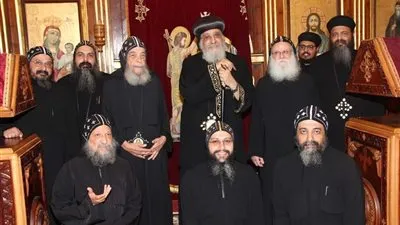 البابا تواضروس يطيب جسدي القديسين الأنبا موسى والأنبا إيسيذوروس