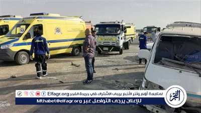 إصابة 11 شخصا في حادث تصادم ميكروباص علي طريق الإسماعيلية بورسعيد